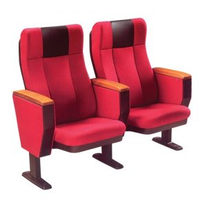 Ghế TC03B | Ghế hội trường Hòa Phát tay ốp gỗ có bàn viết