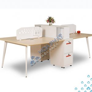 LUXMD04C10 - Bàn làm việc Luxury cho 4 người ngồi