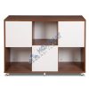 LUX850-3T1 - Tủ tài liệu gỗ 3 buồng