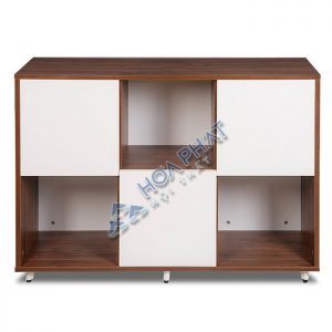 LUX850-3T1 - Tủ tài liệu gỗ 3 buồng