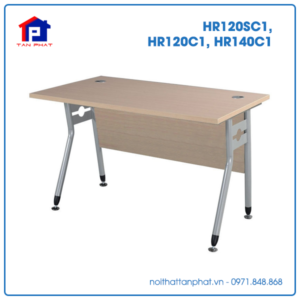 Bàn Royal Hòa Phát HR120SC1, HR120C1, HR140C1 chân sắt chữ R, yếm gỗ