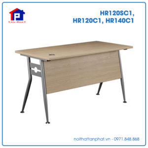 Bàn Royal Hòa Phát HR120SC1, HR120C1, HR140C1 chân sắt chữ R, yếm gỗ