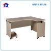 Bàn làm việc Hòa Phát NTL14, NTL16 thiết kế đơn giản, lượn phải