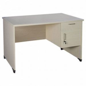 AT120HL - Bàn Hòa Phát gỗ dài 1m2, hộc treo cánh mở