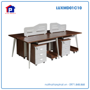 Module bàn làm việc Hòa Phát LUXMD01C10 dành cho 4 người