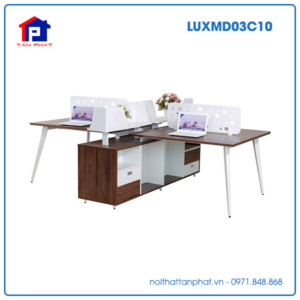 Module bàn làm việc Hòa Phát LUXMD03C10 dành cho 4 người