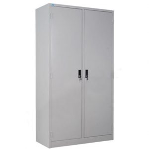 Tủ TU09K2 | Tủ sắt Hòa Phát 2 khoang cánh mở, 3 đợt màu ghi