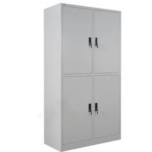 Tủ TU09K4 | Tủ sắt Hòa Phát 4 ngăn có đợt di động, màu ghi