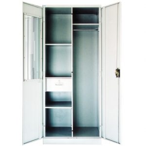 Tủ TU16 | Tủ sắt Hòa Phát đa ngăn, cánh mở màu ghi