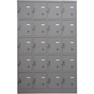 Tủ TU985-4K | Tủ sắt locker Hòa Phát 20 khoang, màu ghi
