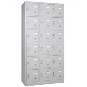 Tủ locker 18 khóa sắt Hòa Phát TU986-3K
