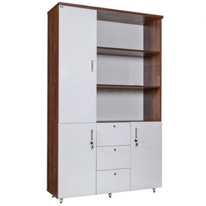 Tủ LUX1960-3B2 | Tủ hồ sơ Hòa Phát đa khoang, mặt Melalminec