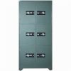 Tủ TU09K6C | Tủ sắt Hòa Phát 6 ngăn khóa mã an toàn, màu xanh
