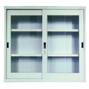 Tủ TU118G | Tủ sắt Hòa Phát 3 khoang, 2 đợt, cánh lùa