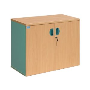 Tủ SV802D | Tủ gỗ Hòa Phát 2 ngăn cánh mở, màu vàng xanh