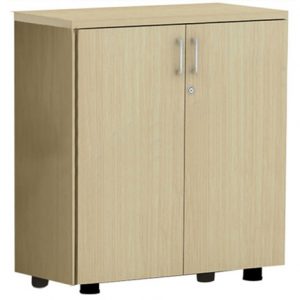 Tủ AT880D | Tủ gỗ thấp Athena Hòa Phát, 2 khoang 1 đợt, cánh mở