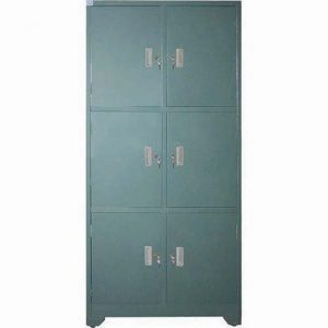 Tủ TU09K6B | Tủ sắt Hòa Phát 6 ngăn 3 đợt cố định, màu xanh