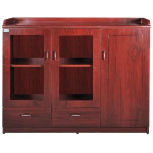 Tủ DC1240H1 | Tủ gỗ Hòa Phát 3 buồng, cánh kín, sơn PU