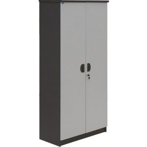 Tủ HP1960D | Tủ gỗ Hòa Phát 2 cánh mở, 4 ngăn, màu ghi