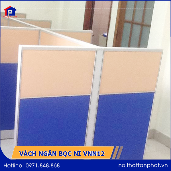 vach-ngan-ni-van-phong-12 Vách ngăn văn phòng bọc nỉ VNN12