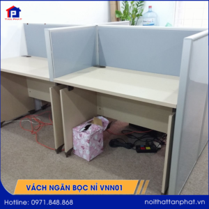 Vách ngăn văn phòng bọc nỉ VNN01