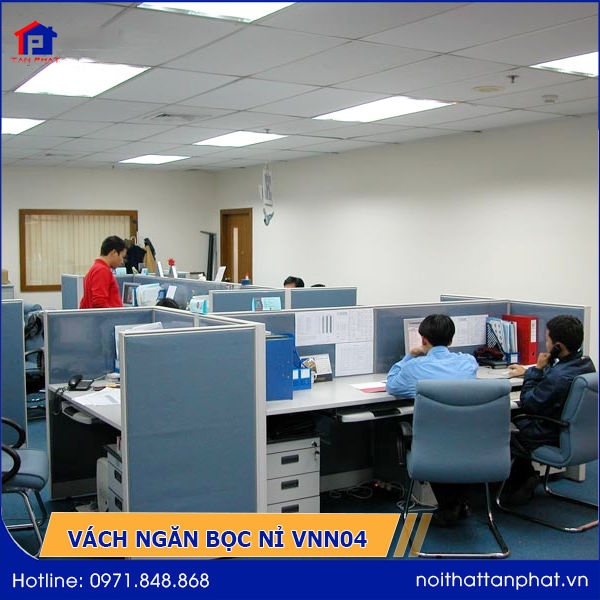 vach-ngan-ni-van-phong-vnn04 Vách ngăn văn phòng bọc nỉ VNN04
