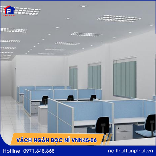 vach-ngan-ni-van-phong-vnn45-06 Vách ngăn văn phòng bọc nỉ VNN45-06