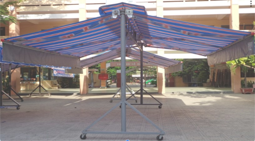 MC01 | Mái che di động chữ A có bánh xe di chuyển MC01 | Mái che di động chữ A có bánh xe di chuyển